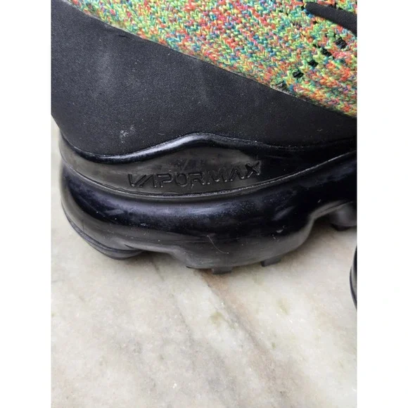 Nike Air VaporMax Flyknit 3 Multi-Color Running Athletic Gym Training Size 9.5